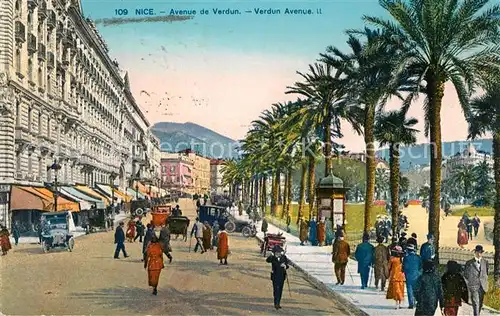 AK / Ansichtskarte Nice_Alpes_Maritimes Avenue de Verdun  Nice_Alpes_Maritimes