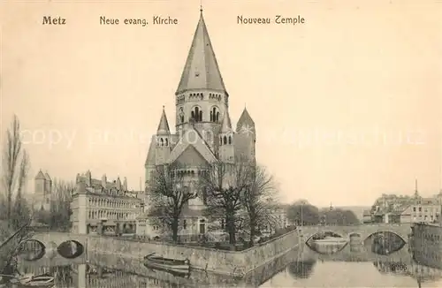 AK / Ansichtskarte Metz_Moselle Noureau Temple Metz_Moselle