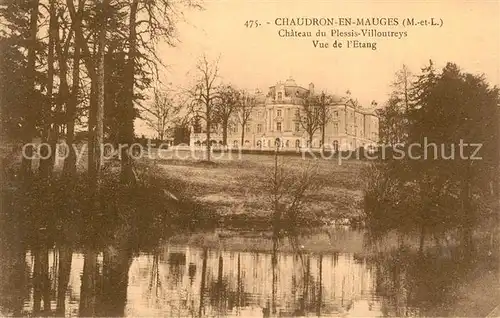 AK / Ansichtskarte Chaudron en Mauges Chateau du Plessis Villoutreys Chaudron en Mauges