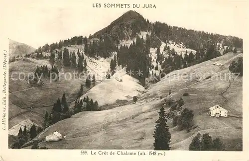 AK / Ansichtskarte Jura_Region Le Cr?t de Chalame Jura Region