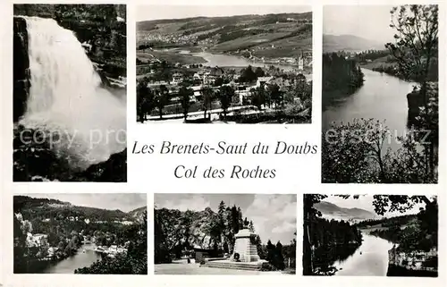 AK / Ansichtskarte Col_des_Roches Les Brenets Saut du Doubs  Col_des_Roches