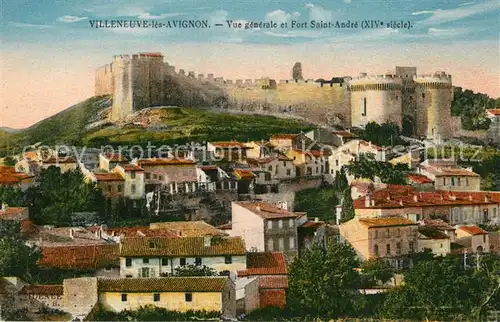 AK / Ansichtskarte Villeneuve les Avignon Avec Fort Saint Andr Villeneuve les Avignon