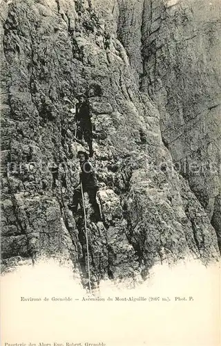 AK / Ansichtskarte Grenoble Ascension du Mont Aiguille Grenoble