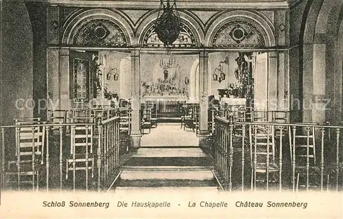 AK / Ansichtskarte Sonnenberg Winnenberg Schlo? Hauskapelle Sonnenberg Winnenberg