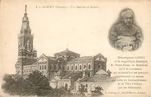 AK / Ansichtskarte Albert_Somme Basilica of Albert Albert Somme
