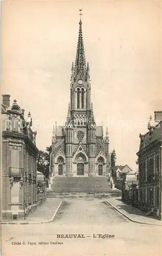AK / Ansichtskarte Beauval Eglise Beauval