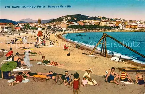 AK / Ansichtskarte Saint Raphael_Var Frejus Bains de Mer Saint Raphael Var