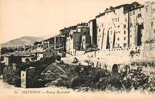 AK / Ansichtskarte Sisteron Bourg Reynaud Sisteron