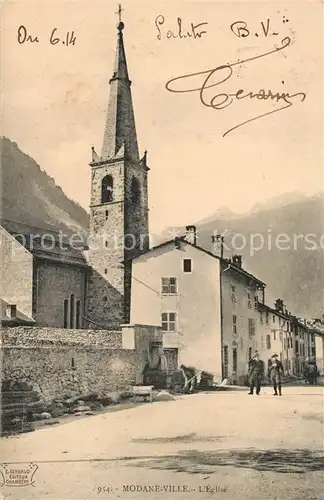 AK / Ansichtskarte Modane Ville Eglise Modane