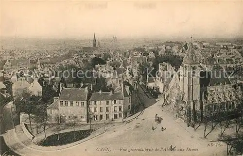 AK / Ansichtskarte Caen Vue prise de l`Abbaye aus Dames Caen