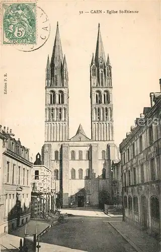 AK / Ansichtskarte Caen Eglise St. Etienne Caen