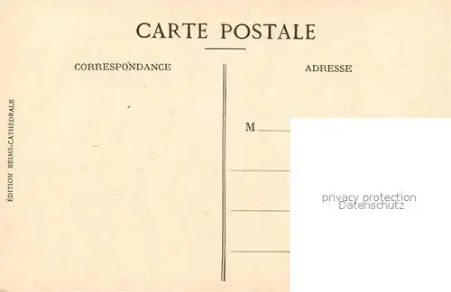 AK / Ansichtskarte Reims_Champagne_Ardenne apres la guerre Vue prise du faubourg Ceres  Reims_Champagne_Ardenne