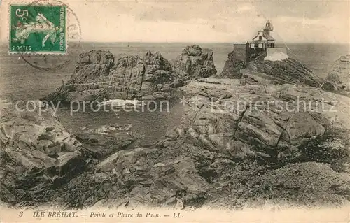 AK / Ansichtskarte Ile de Brehat Pointe et Phare du Paon Ile de Brehat