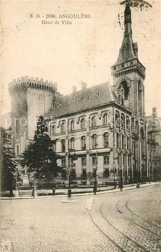 AK / Ansichtskarte Angouleme Hotel de Ville Angouleme