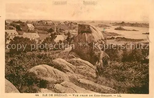 AK / Ansichtskarte Ile de Brehat Panorama vue prise de Ker Briant Ile de Brehat