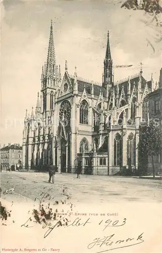 AK / Ansichtskarte Nancy_Lothringen Eglise Saint Epvre Nancy Lothringen