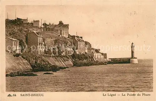 AK / Ansichtskarte Saint Brieuc_Cotes d_Armor Le Legue Pointe du Phare Saint Brieuc_Cotes d