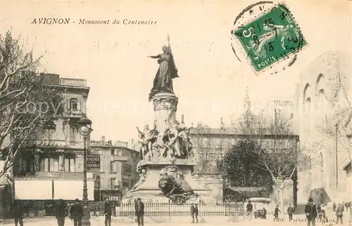 AK / Ansichtskarte Avignon_Vaucluse Monument du Centenaire Avignon Vaucluse