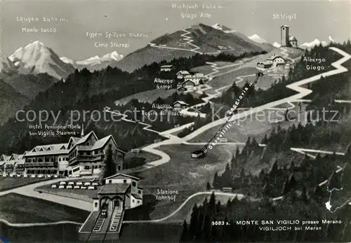 AK / Ansichtskarte Vigiljoch Monte San Vigilio Kuenstlerkarte Vigiljoch