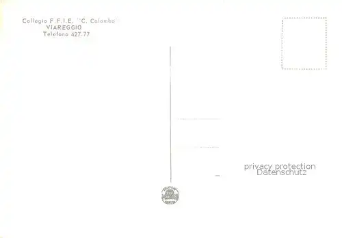 AK / Ansichtskarte Viareggio Collegio C. Colombo viareggio