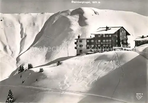 AK / Ansichtskarte Kitzbuehel_Tirol Alpenhotel Ehrenbachhoehe Hahnenkamm mit Steinbergkogel Wintersportplatz Kitzbueheler Alpen Kitzbuehel Tirol