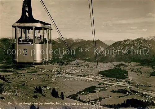 AK / Ansichtskarte Reutte_Tirol Bergbahn Alpenpanorama Reutte Tirol