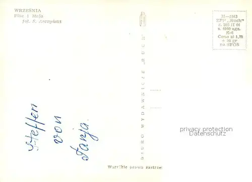 AK / Ansichtskarte Wrzesnia Plac 1 Maja Wrzesnia