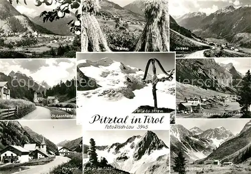 AK / Ansichtskarte Pitztal Ortschaften der Region Landschaftspanorama Alpen Pitztal