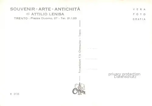 AK / Ansichtskarte Trento Arte Antichita di Attilio Lenisa Trento