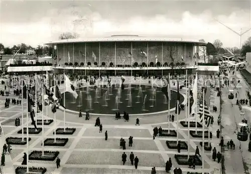 AK / Ansichtskarte Bruxelles_Bruessel Exposition Universelle Pavillon des Etats Unis Bruxelles_Bruessel