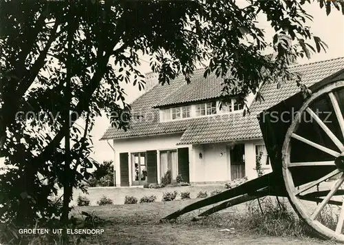 AK / Ansichtskarte Elsendorp Wohnhaus Karren 