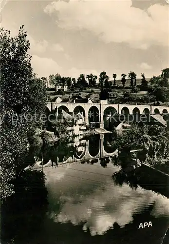 AK / Ansichtskarte Uzerche Viaduc et Pont Turgot Uzerche