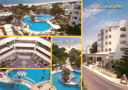 AK / Ansichtskarte Hammamet Hotel Sol Azur Swimming Pool Hammamet