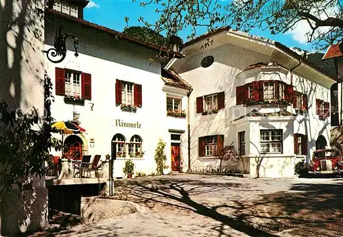 AK / Ansichtskarte Dorf_Tirol Hotel Rimmele Dorf_Tirol