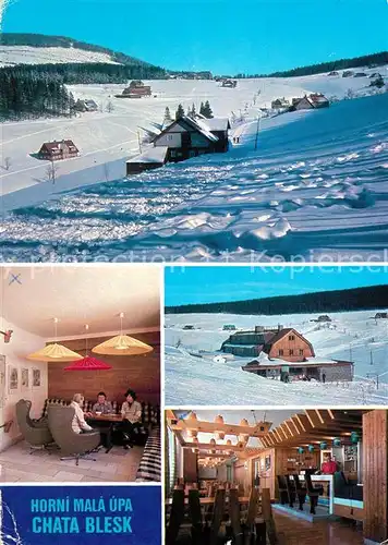 AK / Ansichtskarte Mala_Upa Krkonose Landschaftspanorama Riesengebirge Bergbaude Mala_Upa