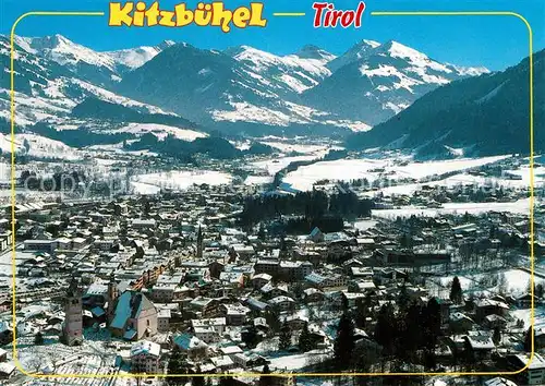 AK / Ansichtskarte Kitzbuehel_Tirol Panorama Schizentrum Kitzbueheler Alpen Fliegeraufnahme Kitzbuehel Tirol