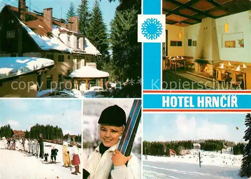 AK / Ansichtskarte Spicak Hotel Hrncir Wintersport Spicak