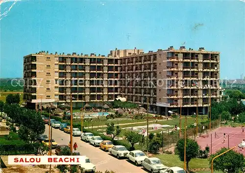 AK / Ansichtskarte Salou Hotel Salou Beach Tennis Minigolf Swimming Pool Salou