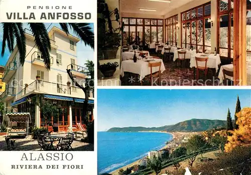 AK / Ansichtskarte Alassio Pensione Villa Anfosso Alassio