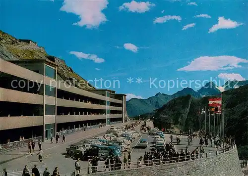 AK / Ansichtskarte Grossglockner Parkplatz Freiwandeck Grossparkhaus Grossglockner