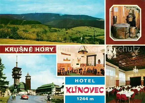 AK / Ansichtskarte Krusne_Hory Hotel Klinovec Krusne Hory