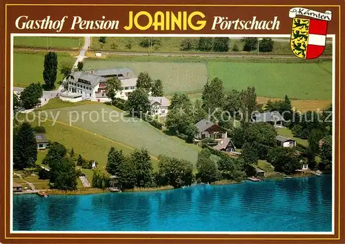 AK / Ansichtskarte Poertschach_Woerthersee Gasthof Pension Joainig Poertschach Woerthersee