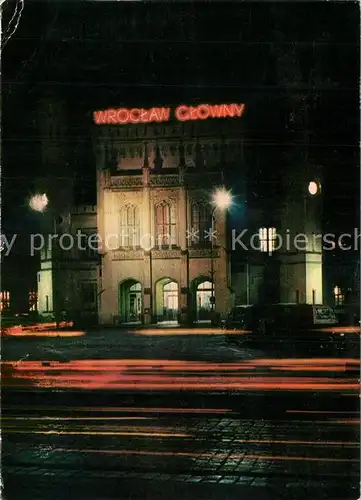 AK / Ansichtskarte Wroclaw Dworzec Glowny Wroclaw