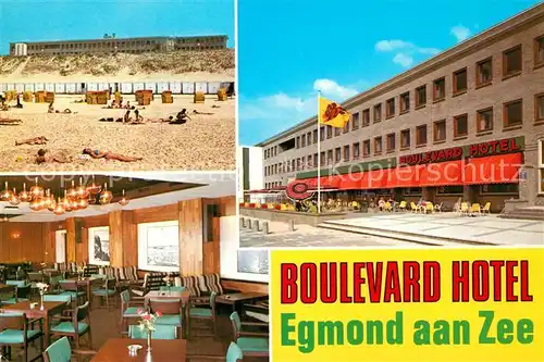 AK / Ansichtskarte Egmond_aan_Zee Boulevard Hotel Egmond_aan_Zee