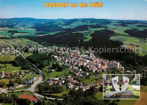 AK / Ansichtskarte Haslach_Muehl Fliegeraufnahme Haslach_Muehl