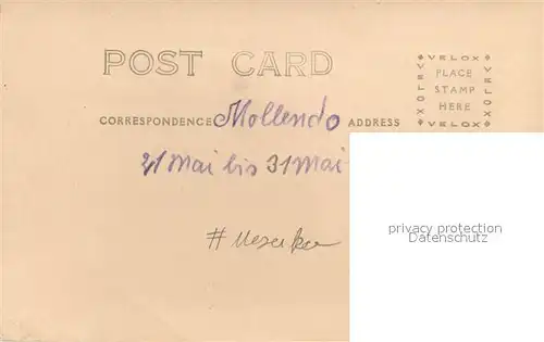 AK / Ansichtskarte mollendo Promenade mollendo