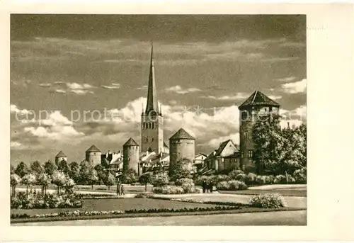 AK / Ansichtskarte Tallinn Platz der Tuerme Tallinn