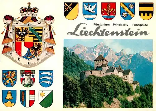 AK / Ansichtskarte Liechtenstein  Schloss Vaduz 