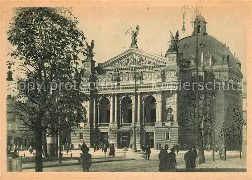 AK / Ansichtskarte Lemberg_Lwow_Lviv Opernhaus Lemberg_Lwow_Lviv