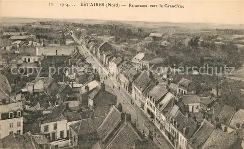 AK / Ansichtskarte Estaires Panorama vers la Grand rue Estaires